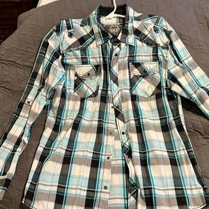 Mens plaid shirt